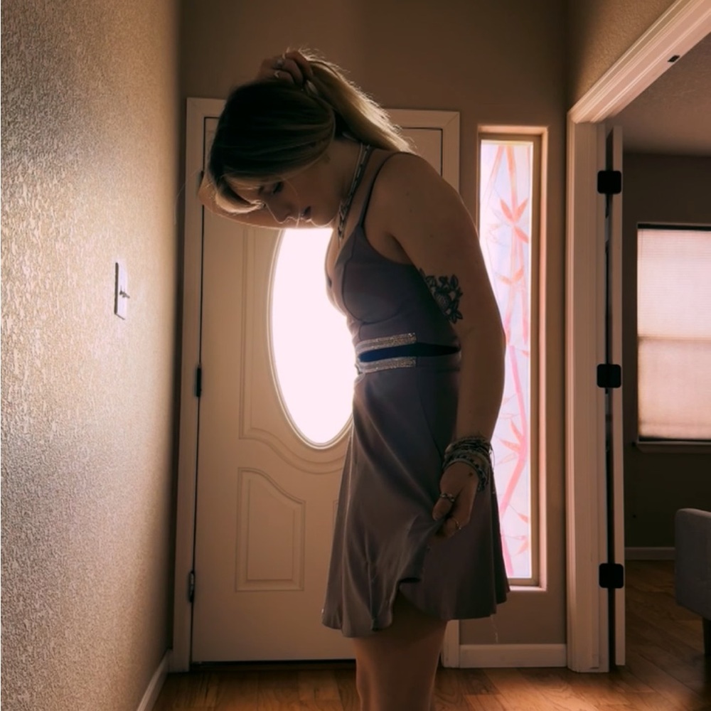 Purple dress